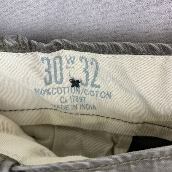 Gap Mens Pants 30 Gray Cargo Paratrooper Straight Leg Army Military Retro 30x32 - Picture 6 of 12